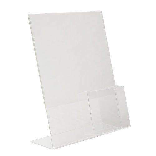 LHAP-1114E: 11w x 14h Clear Acrylic Combo Ad Frame w/Pocket Trifold