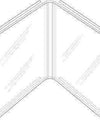 LHM-46E: 4w x 6H Clear Styrene Book Style Table Tent/Sign Holder