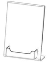 LHAC-57: 5w x 7h Acrylic sign holder w/Business card pocket