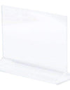 LHB-64E: 6w x 4h Clear Top Load Table Tent