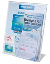 LHAP-8511E: 8.5w x 11h Clear Styrene Combo Ad Frame w/Pocket