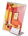 LHAC-8511E: 8.5w x 11h Clear Acrylic Combo Ad Frame w/BC Pocket