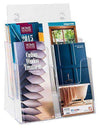 LHF-S82: Acrylic 2-Tier Brochure Holder for 8.5 w Literature: