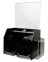 Acrylic Ballot, Suggestion Box With Lock & Sign Holder