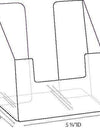 Clear Acrylic Brochure Holder for 5.5w Literature
