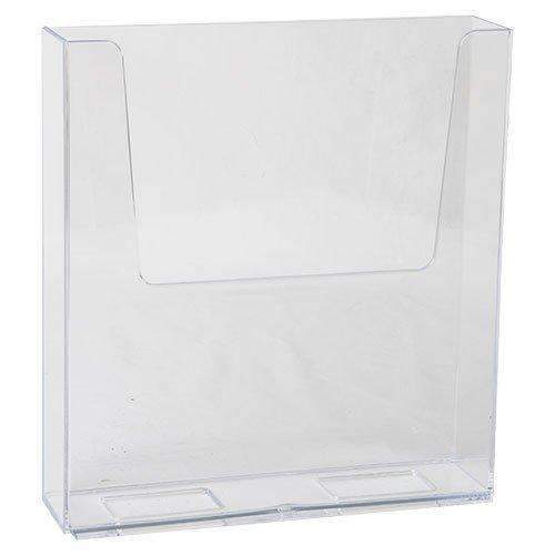 LHF-S160: Clear Acrylic Brochure Holder for 8.5"w Literature: