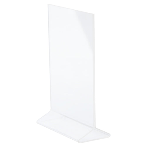 table tent specs LHB-57E: 5w x 7h Clear Top Load Table Tent