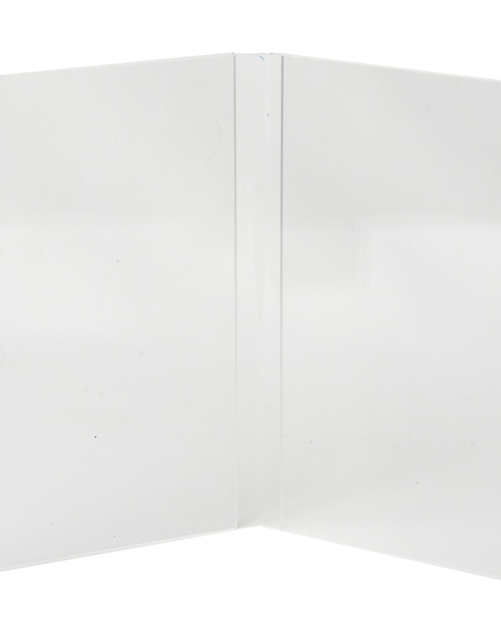 LHM-46E: 4w x 6H Clear Styrene Book Style Table Tent/Sign Holder