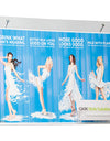 LHPC-1185E: 11w x 8.5h  Wall Mount Ad Frame/Sign Holder w/BC Pocket