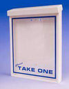 Medium Duty Outdoor Brochure Holder w/Please Take One