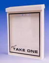 Medium Duty Outdoor Brochure Holder w/Please Take One