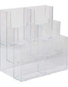 LHF-S106: Acrylic 6-Pocket Brochure Holder for 3.5 Inch Literature
