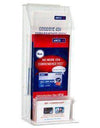 Outdoor Tri-Fold Brochure Holder with Business Card Pocket & Lid