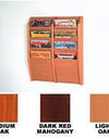 WBHMR24-8:  Wood 8-Pocket Magazine Wall Rack