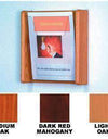 Wood 1-Pocket Wall Mount Literature Display