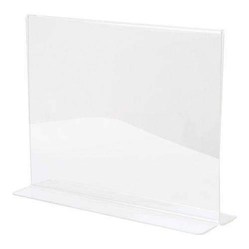 LHC-1185E: 11"w x 8.5"h Clear Bottom Load Table Tent