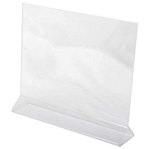 LHB-1185E: 11"w x 8.5"h Clear Top Load Table Tent