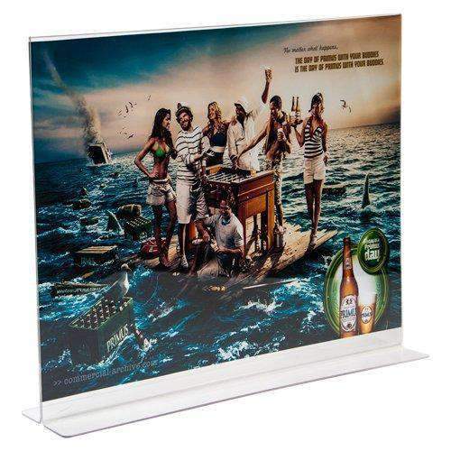 LHC-1411E: 14w x 11h Clear Bottom Load Table Tent