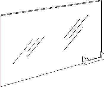 LHAC-1711E: 17w x 11h  Wall Mount Ad Frame/Sign Holder w/BC Pocket