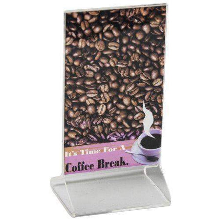 LHB-35E: 3W x 5h Clear Top Load Table Tent