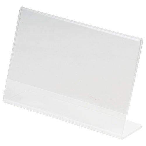 LHA-64E: 6w x 4h Clear Slant Back Table Tent