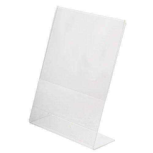 LHA-68E: 6w x 8h Clear Slant Back Table Tent