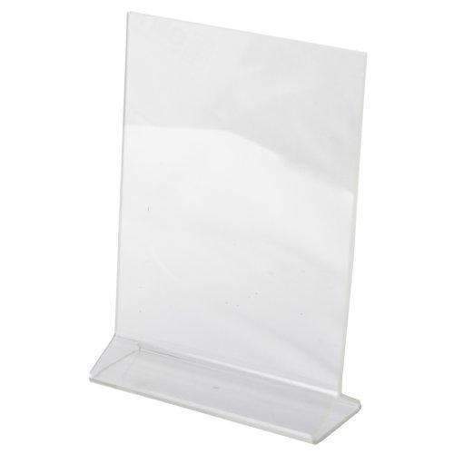 LHB-68E: 6w x 8h Clear Top Load Table Tent