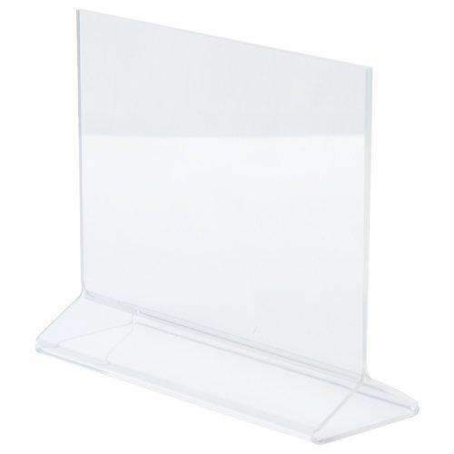 LHB-75: 7w x 5h Clear Top Load Table Tent