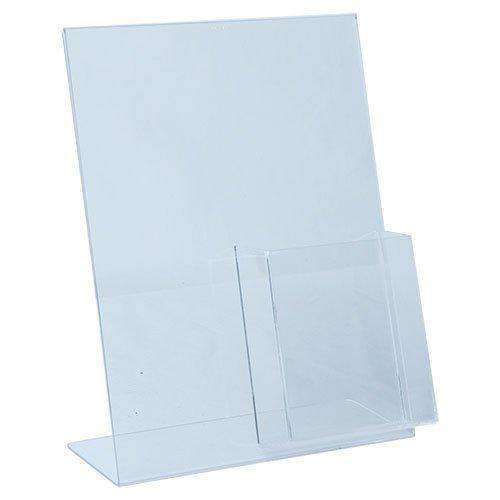 LHAP-8511E: 8.5w x 11h Clear Styrene Combo Ad Frame w/Pocket