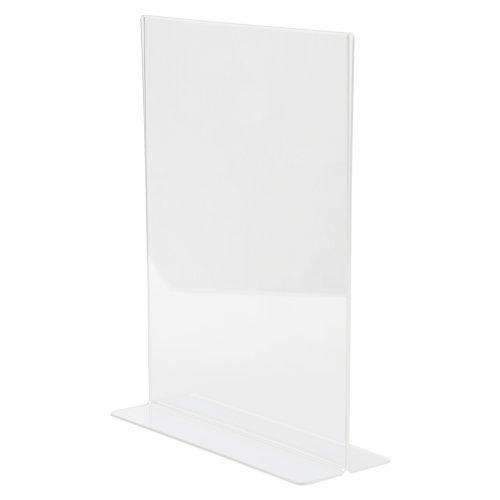 LHC-8511E: 8.5w x 11h Clear Styrene Table Tent