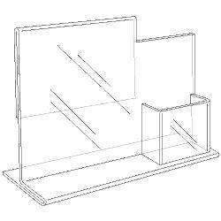 LHDP-8511E: 8.5w x 11h Combo Ad Frame w/Pocket