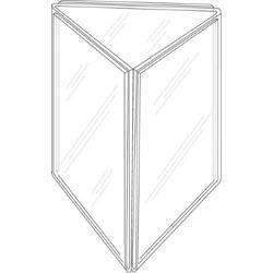 LHE-8511E: 8.5w x 11h Three-Panel Table Tent/Ad Frame