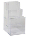 LHF-S103: Acrylic 3-Tier Brochure Holder for 4 inch Literature.