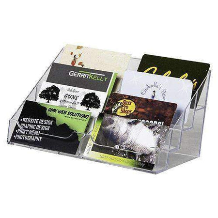 CHF-S24: Clear Acrylic 8-Pocket Business Card Holder