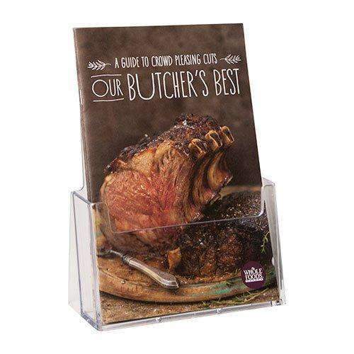 LHF-S110: Clear Acrylic Brochure Holder for 5.75w Literature: