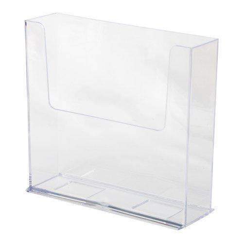 LHF-S150: Clear Acrylic Brochure Holder for 7.5"w Literature: