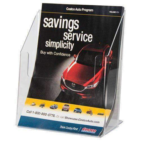 Clear Acrylic Brochure Holder for 8.5w Literature