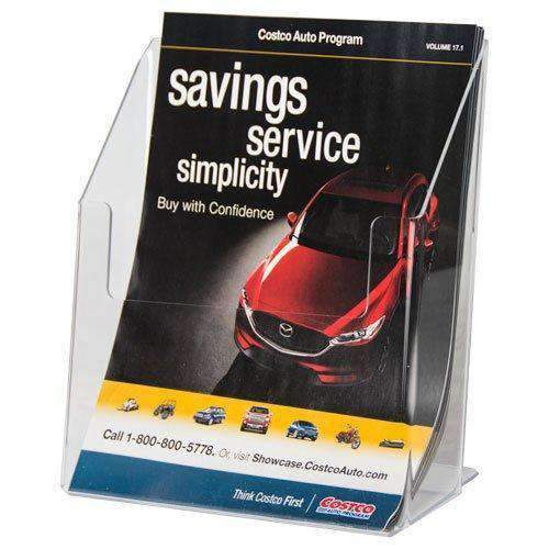 Clear Acrylic Brochure Holder for 8.5w Literature