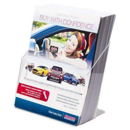 Clear Acrylic Brochure Holder for 8.5w Literature