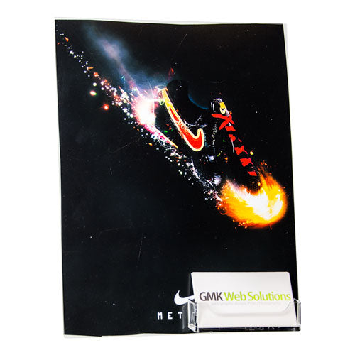 LHPNC-8511E: 8.5w x 11h  Wall Mount Ad Frame/Sign Holder w/BC Pocket