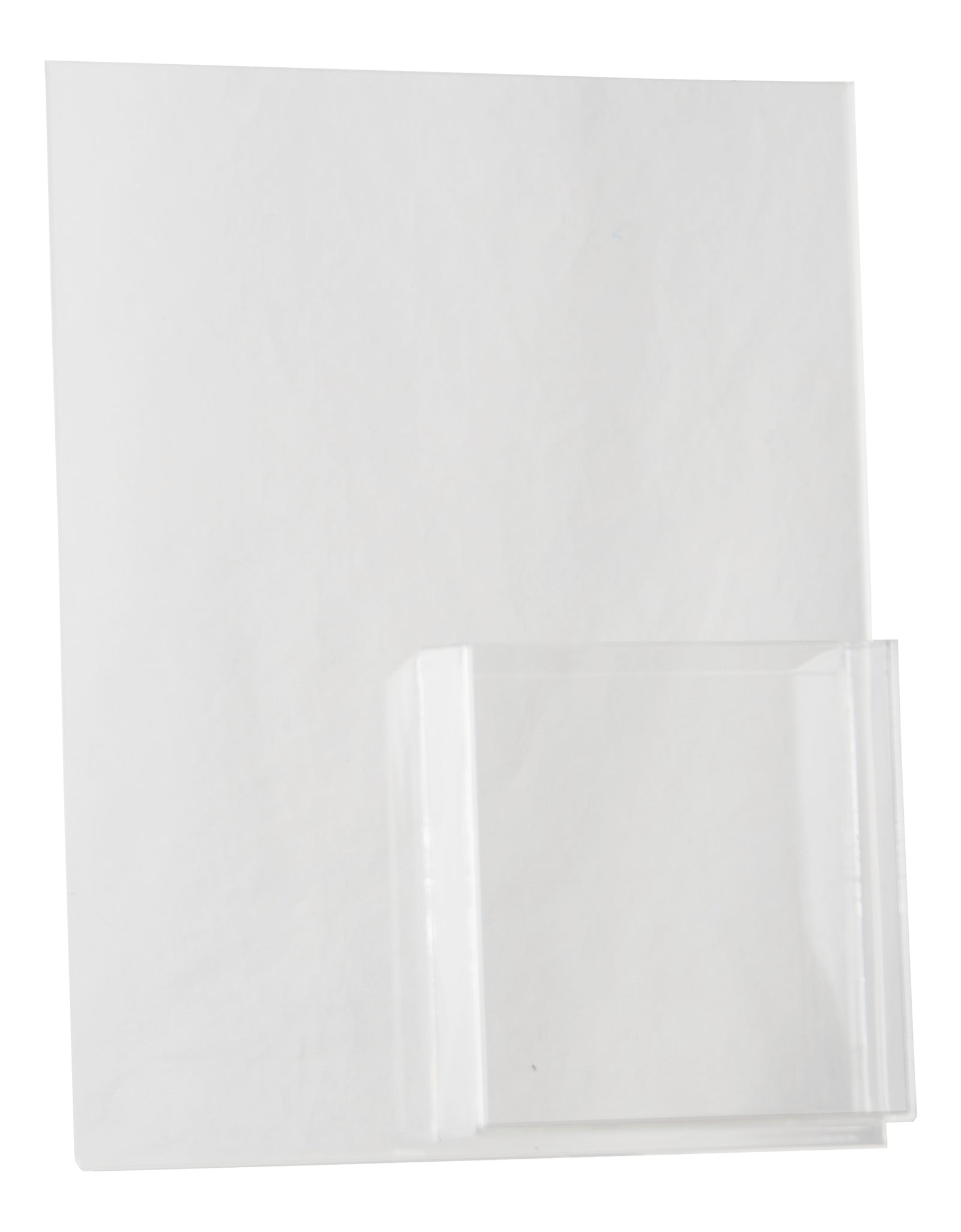 LHPPN:8511E: 8.5W x 11H Wall-Mount Ad Frame/Sign Holder w/Tri-fold Pocket