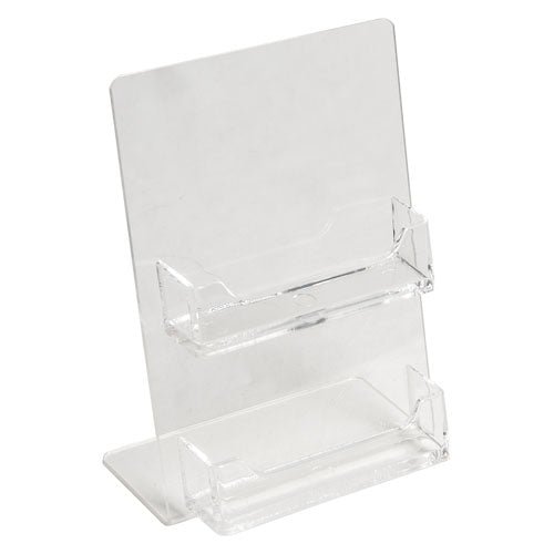 Slant Back Easel With A Two Business Card Pockets