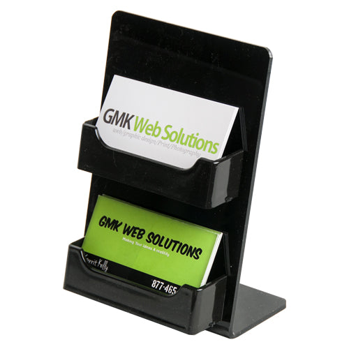 Slant Back Easel With A Two Business Card Pockets