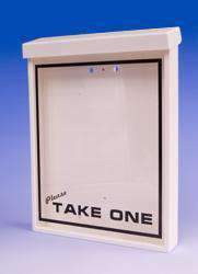 Medium Duty Outdoor Brochure Holder w/Please Take One