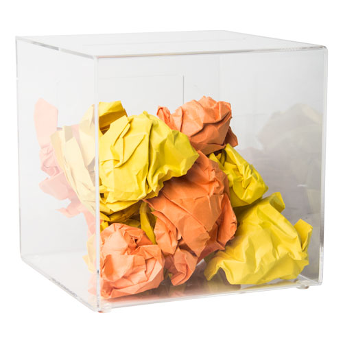 Acrylic Locking Ballot/Suggestion Box