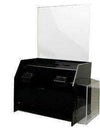 SBBD-976-H: Acrylic Deluxe Ballot/Suggestion Box w/header