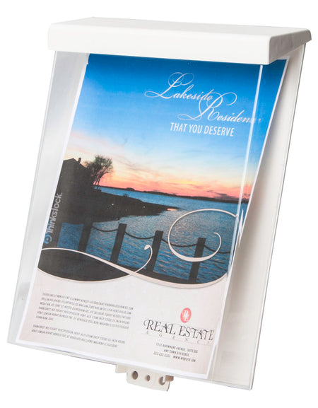 Heavy Duty Outdoor Flyer Holder With Lid