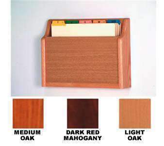 WBHCH15-1:  Wood Wall Mount Single Pocket Chart Holder