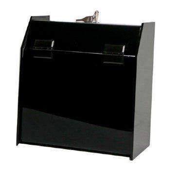 SBBL-596: 5" x 9" x 6" Locking Acrylic Ballot/Suggestion Box