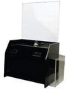 Acrylic Ballot, Suggestion Box With Lock & Sign Holder